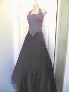 Lavender halter Corset Jessic Mc Clintock SZ M Michaelangelo Organza Skirt SZ 8 - Picture 1 of 11