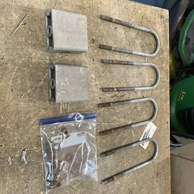 2012 chevy colorado 2wd  4" lowering block kit. u-bolts, nuts and blocks - Image 1 of 4