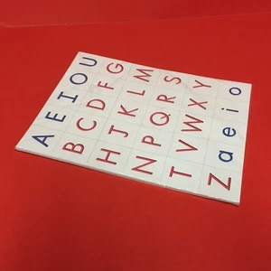 Pink Series Montessori - MOVEABLE LETTERS  - 14 Laminated Sheets - Picture 1 of 3