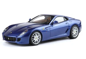 FERRARI 599 GTB FIORANO 2006 Manual Gear 1/18 Blu Mirabeau w/case by BBR Italy - Picture 1 of 7