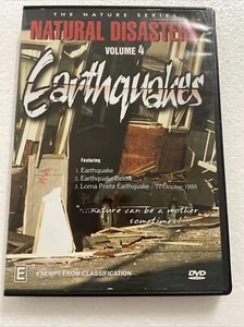 The Nature Series Natural Disasters 4 Earthquakes DVD - Free Post - Picture 1 of 3