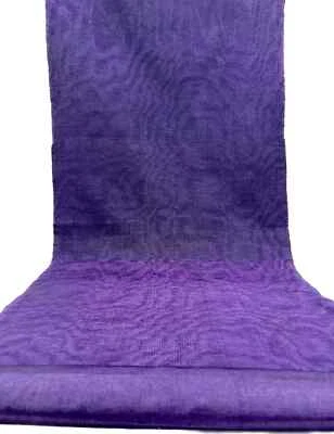 Purple Silk Moire Fabric By 2 Meters,Watermark Patterned, Multicolor Options. - Image 1 of 4