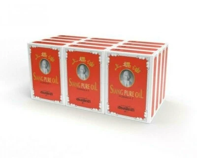 6x7ml Siang Pure Oil Alcohol Free Original Red Formula Herbal Relieve Dizziness