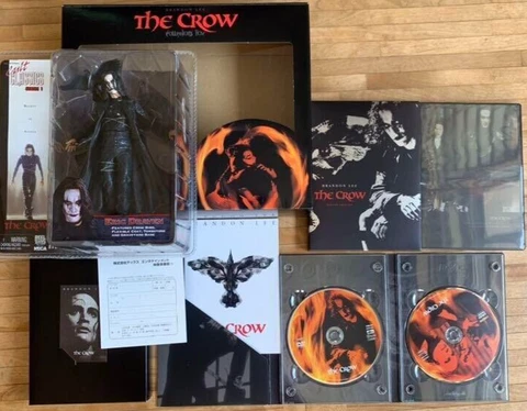 The Crow Crow Flying Legend CD DVD Collector's Box and Eric Draven Action Figure Cover