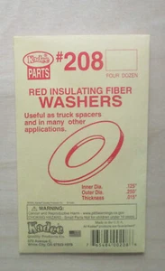HO Red Washers .015" (48) Kadee 208 Train Railroad Parts - Bild 1 von 2