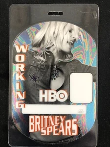 Britney Spears Backstage Pass Laminate. WORKING - Picture 1 of 1