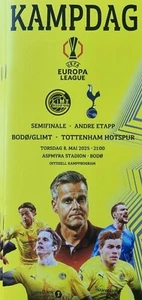 2025 BODO GLIMT v TOTTENHAM HOTSPUR SPURS EUROPA LEAGUE SEMI FINAL PROGRAMME - Picture 1 of 1