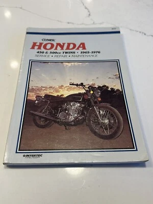 Libro físico CLYMER, Honda CB450 1965-1974, CL450 1968-1974, CB500T 1975-1976 Foto 1 de 3