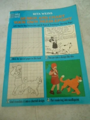 Dover Rita Weiss Design And Chart Your Own Needlepoint/Cross Stitch 20 Pages - Image 1 of 4