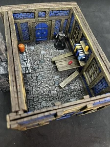 Lapis blue Brick House By The goblin Tinker: Hirst arts - Picture 1 of 9