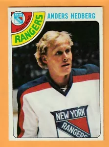 Anders Hedberg New York Rangers 1978-79 Topps #25 12H - Imagen 1 de 2