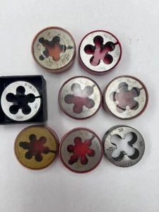 9/16 x 1-1/2" OD ROUND ADJUST DIE HSS SPECIAL PITCH PICK 14 16 24 27 28 32 36 38 - Picture 1 of 18