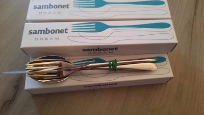 posate  SAMBONET DREAM 18  PEZZI  CUCCHIAI,FORCHETTE, COLTELLI ACCIAIO INOX - Immagine 1 di 4