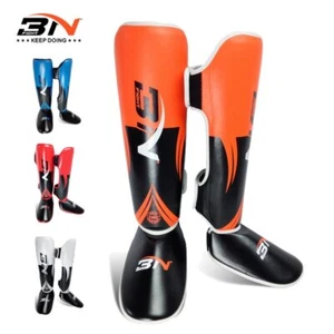Protector de pies para niños/adultos MMA boxeo Muay Thai guardaespinillas kickboxing pierna - Imagen 1 de 15