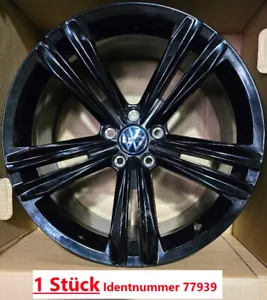 VW Tiguan II 19" pollici cerchio in lega originale 5NN601025R 1 pezzo (1578.1) - Foto 1 di 6