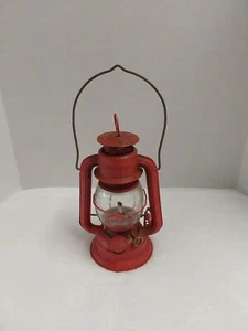 Vintage Dietz No. 50 Red Oil Lantern All Original Parts 13" H With Handle  - Picture 1 of 5