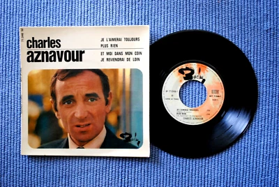 CHARLES AZNAVOUR / EP BARCLAY 71046 (Pochette 2) / BIEM 1966 (F) - Photo 1/2