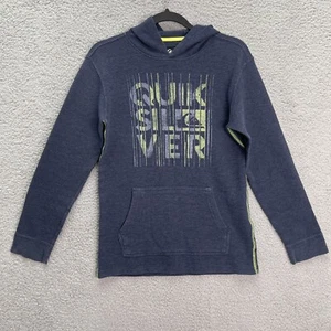 Quick Silver Boys Sweatshirt Long Sleeve Hooded Pocket Size XLarge 18/20 - Picture 1 of 13
