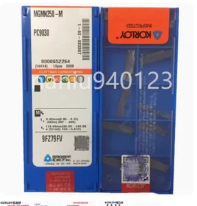 10pcs MGMN250-M PC9030 KORLOY Tools CNC blade Carbide Inserts Original - Picture 1 of 2