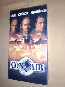 Con Air VHS Film Neu VERSIEGELT Wasserzeichen 1995 NICOLAS CAGE - Bild 1 von 2