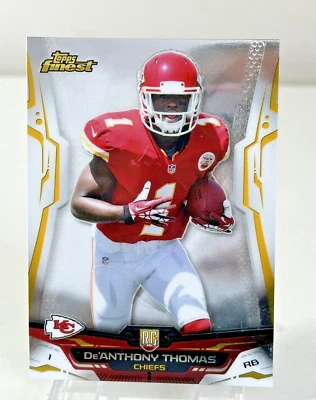 2014 Topps Finest RC #126 De'Anthony Thomas Kansas City Chiefs NFL - Image 1 of 2