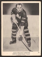 1939-40 SWEENEY SCHRINER HOCKEY Card OPC V301-1 TORONTO MAPLE LEAFS Card #14 HOF