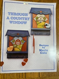 1986 Provo Craft Through A Country Window Designs by Marie Cole Tole Painting - Picture 1 of 2