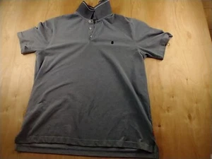 Izod klassisches blau gestreiftes kurzärmliges Poloshirt Herren Größe L Kragen Golf gebraucht, in einwandfreiem Zustand - Bild 1 von 4