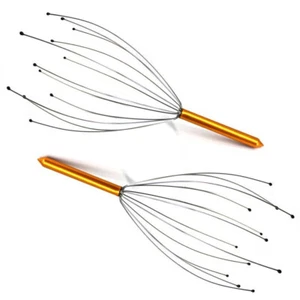 2x Kopfmassagegerät Set Gold Kopfkrauler Kopfkralle Kopf Massage Krauler Kralle - Bild 1 von 4