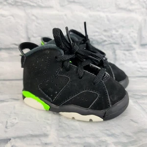 Air Jordan 6 Retro elektrische grüne 384667-003 Kleinkindschuhe Größe 4C - Bild 1 von 9