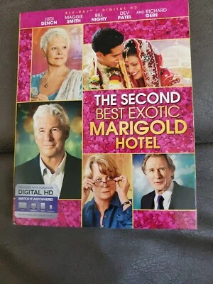 The Second Best Exotic Marigold Hotel [Blu-ray] Sealed Judi Dench Foto 1 de 2