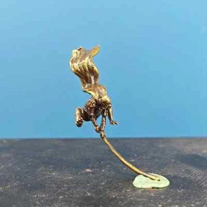 Vintage Brass Anime Character Ornaments Sun Wukong Mini Statue Rockery Bonsai - Bild 1 von 20
