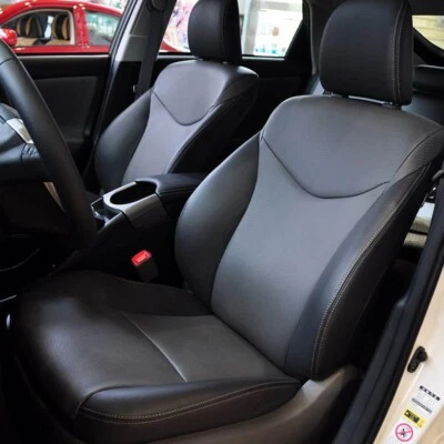 PARA TOYOTA PRIUS MOTOPTES 2004-2024 FUNDAS DE CUERO PERSONALIZADAS PARA ASIENTO DE COCHE IMPERMEABLES Foto 1 de 4