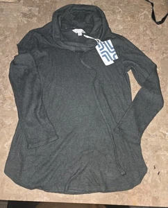 Womens Market & Spruce Lightweight Hoodie Size Small Petite With Tags Green - Picture 1 of 3