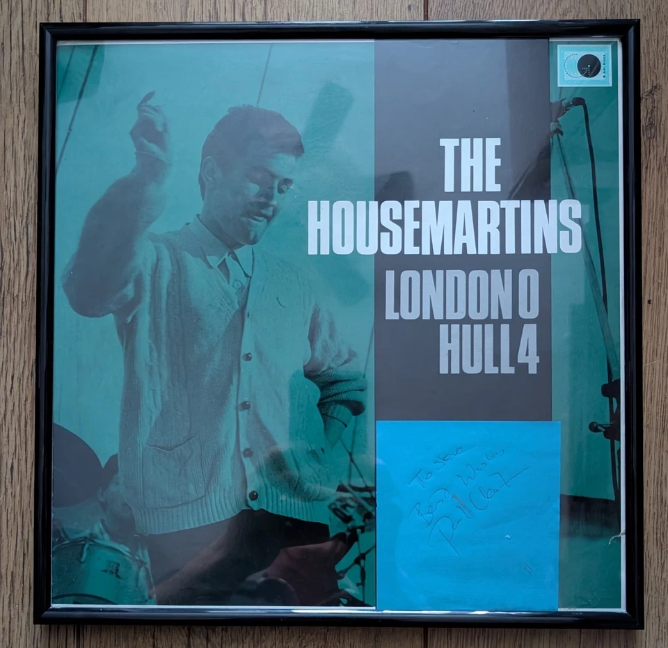 Framed The Housemartins – London 0 Hull 4, Paul Heaton autograph - Image 1 of 4