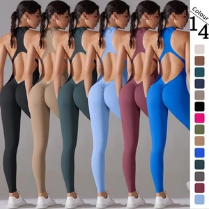 Sexy botín de una pieza para mujer Naked Feeling Entrenamiento Mono con cremallera espalda en V - Imagen 1 de 178