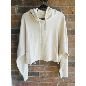 Simply Southern Women's Cream Solid Long Sleeve Pullover Hoodie Size XXL NWT - Picture 1 of 4