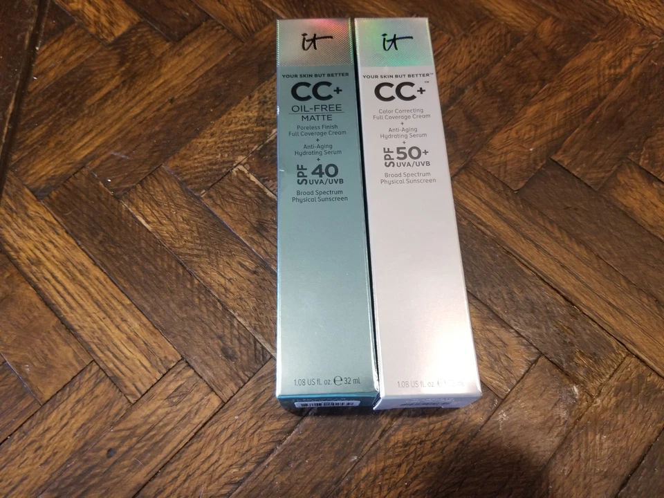 IT COSMETICS~CC+ NUDE GLOW SKIN TINT~LIGHT~1.08 OZ~SPF 40 And Spf 50 Lot - Image 1 of 1