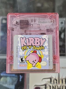 Kirby Tilt 'N' Tumble Nintendo Game Boy Color, 2001 Funcionamiento Rumbles Ahorra - Imagen 1 de 4