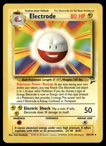 Electrode Rare Base Set 2 025/130 LP Pokémon TCG - Picture 1 of 2