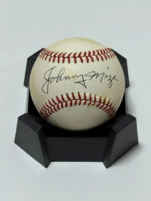 Johnny Mize Signed Autographed OAL BASEBALL Feeney Ball - Image 1 of 2