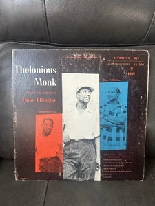 THELONIOUS MONK Plays The Music Of DUKE ELLINGTON LP RIVERSIDE RLP 12-201 1956 - Picture 1 of 8
