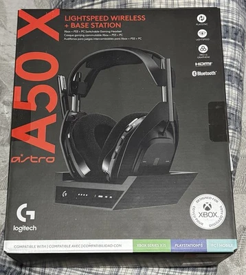 New ASTRO A50 X Lightspeed Wireless + Base Station Gaming Headset 939-002126 - Image 1 of 2
