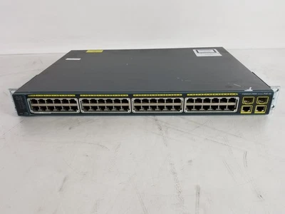 Cisco Catalyst 2960 WS-C2960-48PST-L 48-Port Fast Managed PoE Ethernet Switch - Image 1 of 4