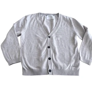 Zara boys neutral tan cardigan sweater size 7 - Picture 1 of 5