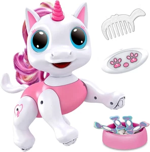 Power Your Fun Robo Pets Unicorn Toy for Girls and Boys - Remote Control Robot T - Picture 1 of 12