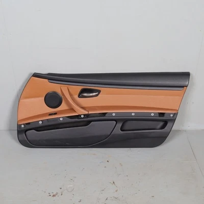 2008-2013 BMW 328i 335i M3 Right Front Door Panel Saddle Brown OEM Used Foto 1 de 4