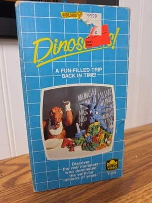 DINOSAURS! A Fun Filled Trip Back In Time VHS Video Tape 1987 Golden Vision Kids - Image 1 of 4