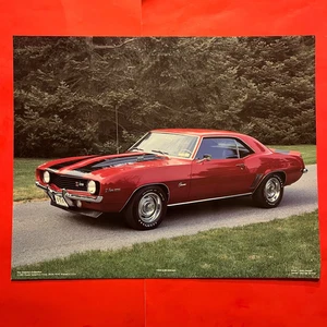 Cartel Camaro Z-28 1969 vintage - Muscle Car - impreso 20x16 EE. UU. 1989 - NUEVO - Imagen 1 de 4