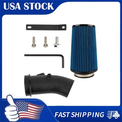 Cold Air Intake Kit + Blue Filter 4in Fits 2011-2016 Ford F-350 Super Duty 6.7T - Image 1 of 4